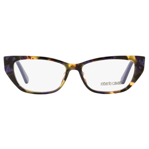 Roberto Cavalli Cateye Eyeglasses RC5108 055 Havana/Navy Blue 52mm 5108 - Picture 2 of 2